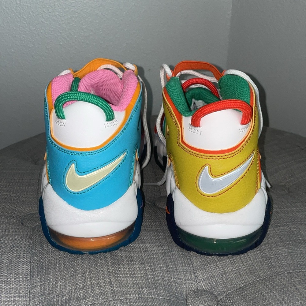Nike Grade Schoolair More Uptempo Size 3.5 - Picture 5 of 9